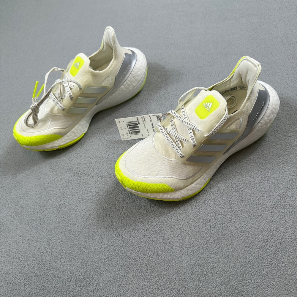 Adidas IVY PARK Ultraboost Cream White Yellow Running Shoes Mens